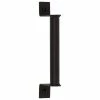 DELANEY HARDWARE 7-3/4 in. Black Barn Door Hardware Round Door Pull 1 DELANEY HARDWARE 7-3/4 in. Black Barn Door Hardware Round Door Pull -Whitehall Products Store black delaney hardware barn door hardware bd0024 64 1000
