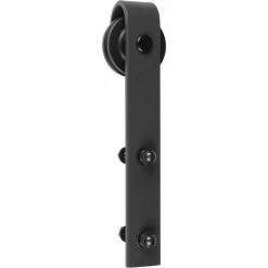 DELANEY HARDWARE Black Barn Door Hardware Kit