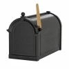 Whitehall Products Streetside Mailbox in Black -Whitehall Products Store blacks whitehall products post mount mailboxes 16018 64 1000