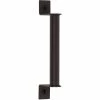 DELANEY HARDWARE 7-3/4 in. Bronze Barn Door Hardware Round Door Pull