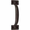 DELANEY HARDWARE 6-1/2 in. Bronze Barn Door Hardware Square Pull Handle -Whitehall Products Store bronze delaney hardware barn door hardware bd0129 64 1000