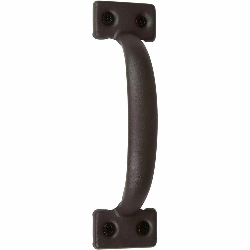 DELANEY HARDWARE 6-1/2 in. Bronze Barn Door Hardware Square Pull Handle 3 DELANEY HARDWARE 6-1/2 in. Bronze Barn Door Hardware Square Pull Handle