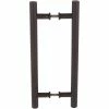 DELANEY HARDWARE 15-3/4 in. Bronze Barn Door Hardware Double Sided Round Pull Handle 1 DELANEY HARDWARE 15-3/4 in. Bronze Barn Door Hardware Double Sided Round Pull Handle -Whitehall Products Store bronze delaney hardware barn door hardware bd0469 64 1000