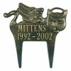 Whitehall Products Bronze/Gold Angel-Cat Pet Memorial