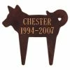 Whitehall Products Antique Copper Two Line Lawn Silhouette Dog Marker 1 Whitehall Products Antique Copper Two Line Lawn Silhouette Dog Marker -Whitehall Products Store brown whitehall products custom signs 2172ac 64 1000