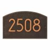 Whitehall Products Legacy Modern Personalized Arch Wall Plaque 1 Whitehall Products Legacy Modern Personalized Arch Wall Plaque -Whitehall Products Store brown whitehall products custom signs 3141ob 64 1000