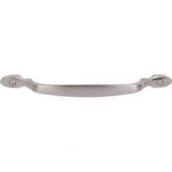 DELANEY HARDWARE 7-1/2 in. Brushed Steel Barn Door Hardware Spade Pull Handle