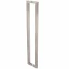 DELANEY HARDWARE 5 ft. Brushed Steel Barn Door Hardware Double Sided Square Pull Handle -Whitehall Products Store brushed steel delaney hardware barn door hardware bd0761 64 1000