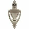 DELANEY HARDWARE 1.75 in. x 4 in. Satin Nickel Door Knocker with Viewer -Whitehall Products Store delaney hardware door knockers 400410 64 1000