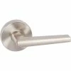DELANEY HARDWARE Contemporary Collection Vida Satin Nickel Dummy Door Lever -Whitehall Products Store delaney hardware dummy door handles 351551 64 1000