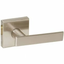 DELANEY HARDWARE Kira Satin Nickel Single Dummy Door Lever Door Lock