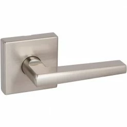 DELANEY HARDWARE Satin Nickel Vida Dummy Door Lever