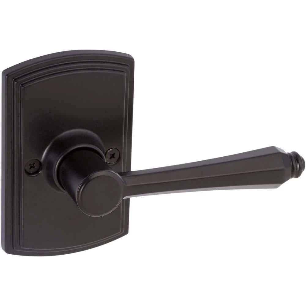 DELANEY HARDWARE Italian Collection Florini Black Dummy Door Lever 3 DELANEY HARDWARE Italian Collection Florini Black Dummy Door Lever