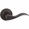 DELANEY HARDWARE Callan Bennett Edged Oil Rubbed Bronze Right-Handed Dummy Door Lever