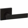 DELANEY HARDWARE HK Series black contemporary style straight single dummy door lever.