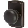 DELANEY HARDWARE Italian Collection Santo Edged Oil-Rubbed Bronze Dummy Door Knob -Whitehall Products Store delaney hardware dummy door knobs 365607 64 1000