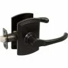 DELANEY HARDWARE Italian Collection Artino Black Keyed Entry Door Handle