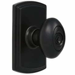 DELANEY HARDWARE Italian Collection Canova Black Keyed Entry Door Knob 8 DELANEY HARDWARE Italian Collection Canova Black Keyed Entry Door Knob -Whitehall Products Store delaney hardware entry door knobs 360504 40 1000