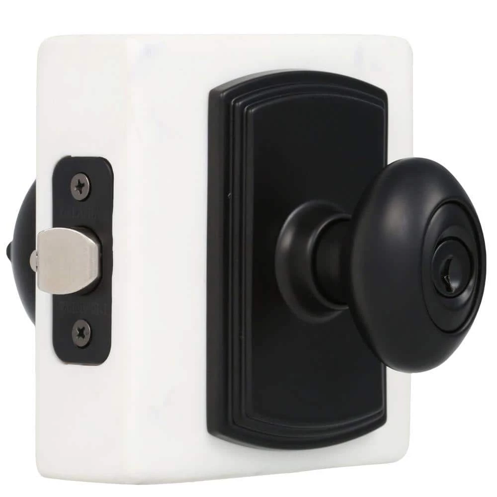 DELANEY HARDWARE Italian Collection Canova Black Keyed Entry Door Knob 3 DELANEY HARDWARE Italian Collection Canova Black Keyed Entry Door Knob