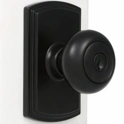 DELANEY HARDWARE Italian Collection Santo Black Keyed Entry Door Knob -Whitehall Products Store delaney hardware entry door knobs 360604 40 1000