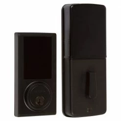 DELANEY HARDWARE Black Digital Touchscreen Single Cylinder Deadbolt