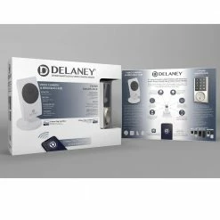 DELANEY HARDWARE Satin Nickel Touchscreen ZWave Smartlock Single Cylinder Deadbolt -Whitehall Products Store delaney hardware keyless deadbolts 301771 4f 1000