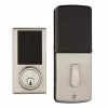 DELANEY HARDWARE Satin Nickel Touchscreen ZWave Smartlock Single Cylinder Deadbolt