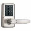 DELANEY HARDWARE Single Cylinder Satin Nickel Digital Door Handle with Milton Right-Handed -Whitehall Products Store delaney hardware keyless locksets 301606r 64 1000