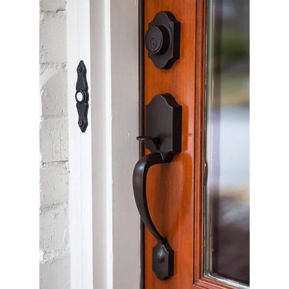 DELANEY HARDWARE Wicklow Black Single Cylinder Deadbolt Entry Door Handleset 4 DELANEY HARDWARE Wicklow Black Single Cylinder Deadbolt Entry Door Handleset - Image 2