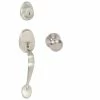 DELANEY HARDWARE Tralee Satin Nickel Double Cylinder Deadbolt Entry Door Handleset -Whitehall Products Store delaney hardware knob handlesets d41700 64 1000