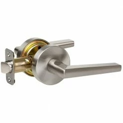 DELANEY HARDWARE Contemporary Collection Vida Satin Nickel Hall/Closet Door Handle