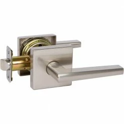 DELANEY HARDWARE Satin Nickel Vida Hall/Closet Door Handle
