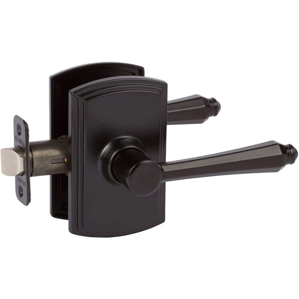 DELANEY HARDWARE Italian Collection Florini Black Hall/Closet Door Handle 3 DELANEY HARDWARE Italian Collection Florini Black Hall/Closet Door Handle