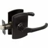 DELANEY HARDWARE Italian Collection Artino Black Hall/Closet Door Handle -Whitehall Products Store delaney hardware passage door handles 364204 64 1000