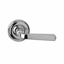 DELANEY HARDWARE Solid Zinc Satin Nickel Passage Hall/Closet Door Lever