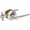 DELANEY HARDWARE Tulina Polished Chrome Contemporary Style Straight Hall/Closet Door Lever 1 DELANEY HARDWARE Tulina Polished Chrome Contemporary Style Straight Hall/Closet Door Lever -Whitehall Products Store delaney hardware passage door handles d24226 64 1000