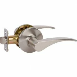 DELANEY HARDWARE Contemporary Satin Nickel Dayton Hall/Closet Door Handle