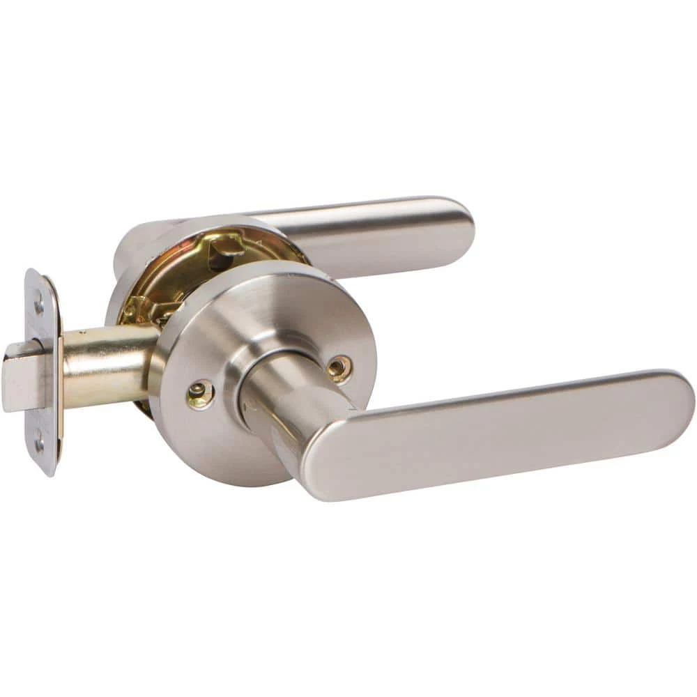 DELANEY HARDWARE VL Series Contemporary Style Satin Nickel Straight Hall/Closet Door Lever 3 DELANEY HARDWARE VL Series Contemporary Style Satin Nickel Straight Hall/Closet Door Lever