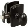 DELANEY HARDWARE Italian Collection Canova Black Hall/Closet Door Knob