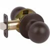 DELANEY HARDWARE Fairfield Classic Style Oil Rubbed Bronze Round Shape Hall/Closet Door Knob -Whitehall Products Store delaney hardware passage door knobs kr1010 64 1000