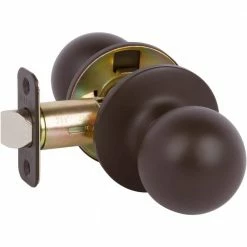DELANEY HARDWARE Fairfield Classic Style Oil Rubbed Bronze Round Shape Hall/Closet Door Knob
