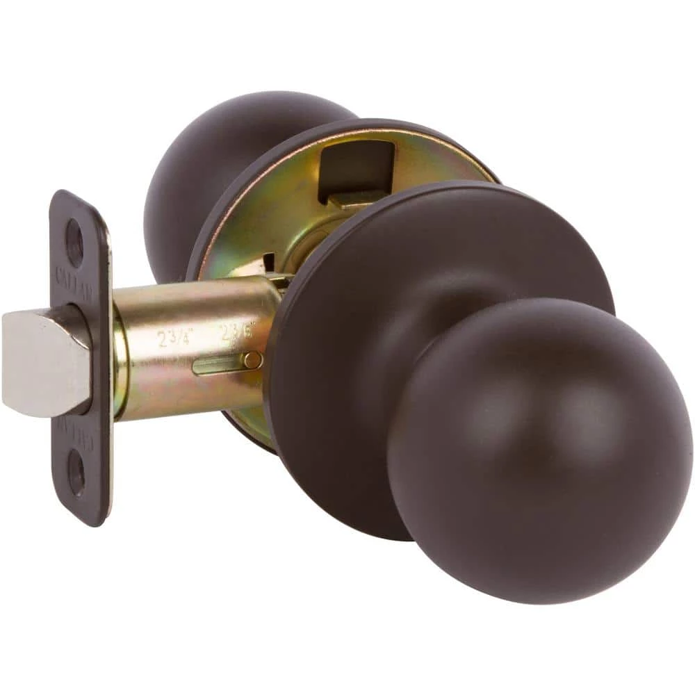 DELANEY HARDWARE Fairfield Classic Style Oil Rubbed Bronze Round Shape Hall/Closet Door Knob 3 DELANEY HARDWARE Fairfield Classic Style Oil Rubbed Bronze Round Shape Hall/Closet Door Knob