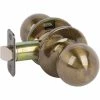 DELANEY HARDWARE Fairfield Rustic Style Antique Brass Round Hall/Closet Door Knob -Whitehall Products Store delaney hardware passage door knobs kr1015 64 1000
