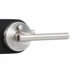 DELANEY HARDWARE Contemporary Collection Cira Satin Nickel Bed/Bath Door Handle 8 DELANEY HARDWARE Contemporary Collection Cira Satin Nickel Bed/Bath Door Handle -Whitehall Products Store delaney hardware privacy door handles 350521 40 1000