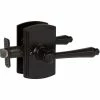 DELANEY HARDWARE Italian Collection Florini Black Bed/Bath Door Handle -Whitehall Products Store delaney hardware privacy door handles 362004 64 1000