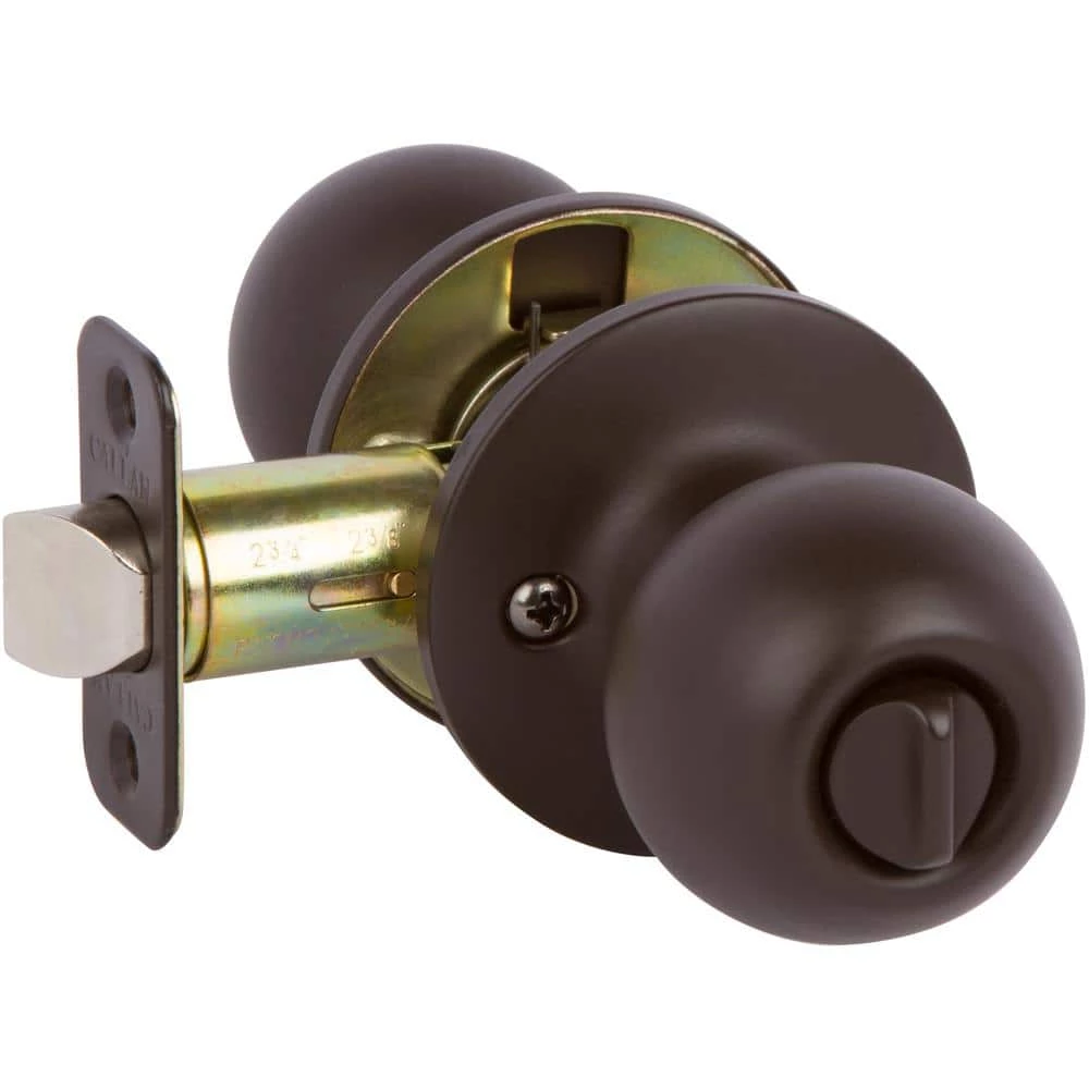 DELANEY HARDWARE Fairfield Classic Style Oil Rubbed Bronze Round Bed/Bath Door Knob 3 DELANEY HARDWARE Fairfield Classic Style Oil Rubbed Bronze Round Bed/Bath Door Knob