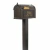 Whitehall Products Premium French Bronze Streetside Mailbox 1 Whitehall Products Premium French Bronze Streetside Mailbox -Whitehall Products Store metallics whitehall products mailboxes with post 16318 64 1000