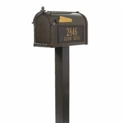Whitehall Products Premium French Bronze Streetside Mailbox