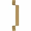 DELANEY HARDWARE 7-3/4 in. Satin Brass Barn Door Hardware Flat Square Pull Handle -Whitehall Products Store satin brass delaney hardware barn door hardware bd0046 64 1000