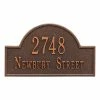 Whitehall Products Arch Marker Standard Antique Copper Wall 2-Line Address Plaque -Whitehall Products Store whitehall products address plaques 1004ac 64 1000